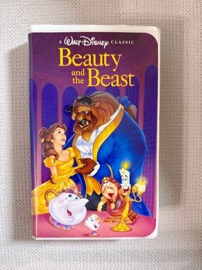 Vintage Disney Beauty and the Beast VHS
